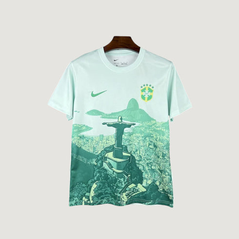 Brésil – Maillot Concept 25/26 – Vert & Blanc